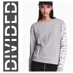 Divided by H&M ‘CONFIDENT’ Sweatshirt
